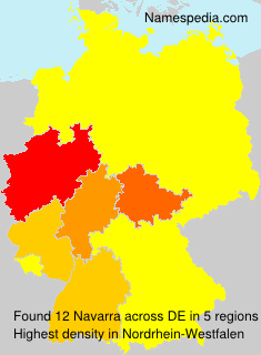 Surname Navarra in Germany Surname Navarra in Germany