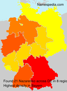 Surname Nazarenko in Germany Surname Nazarenko in Germany