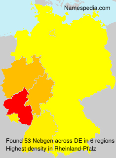 Surname Nebgen in Germany Surname Nebgen in Germany