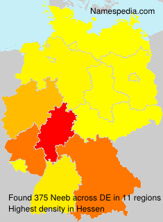 Surname Neeb in Germany Surname Neeb in Germany