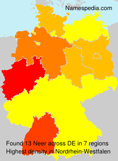 Surname Neer in Germany Surname Neer in Germany