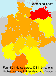 Surname Neetz in Germany Surname Neetz in Germany