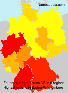 Surname Negro in Germany Surname Negro in Germany
