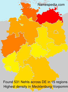 Surname Nehls in Germany Surname Nehls in Germany