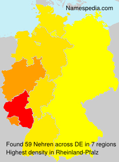 Surname Nehren in Germany Surname Nehren in Germany