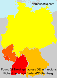 Surname Neidinger in Germany Surname Neidinger in Germany
