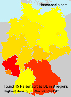Surname Neiser in Germany Surname Neiser in Germany