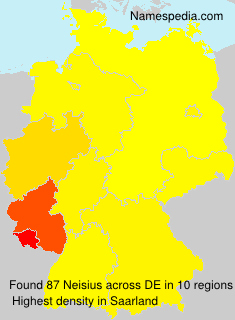 Surname Neisius in Germany Surname Neisius in Germany