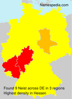 Surname Neist in Germany Surname Neist in Germany