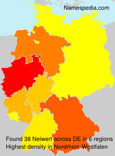 Surname Neiwert in Germany Surname Neiwert in Germany