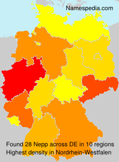 Surname Nepp in Germany Surname Nepp in Germany