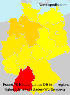 Surname Nesper in Germany Surname Nesper in Germany