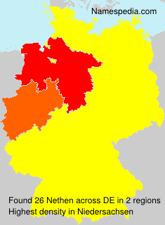 Surname Nethen in Germany Surname Nethen in Germany