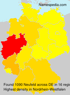 Surname Neufeld in Germany Surname Neufeld in Germany