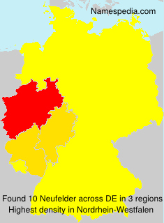 Surname Neufelder in Germany Surname Neufelder in Germany