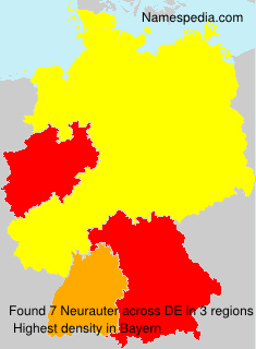 Surname Neurauter in Germany Surname Neurauter in Germany