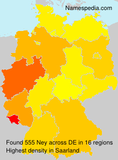 Surname Ney in Germany Surname Ney in Germany