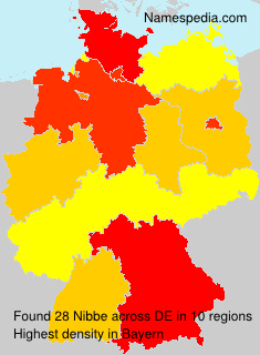 Surname Nibbe in Germany Surname Nibbe in Germany
