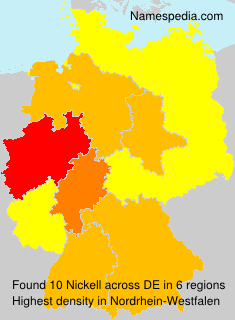 Surname Nickell in Germany Surname Nickell in Germany
