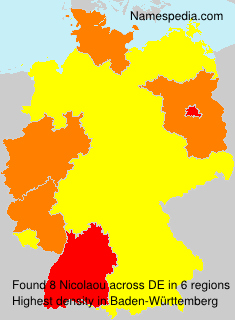 Surname Nicolaou in Germany Surname Nicolaou in Germany