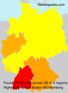 Surname Nicoletti in Germany Surname Nicoletti in Germany