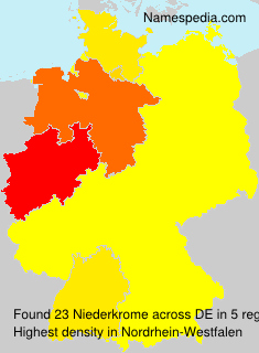 Surname Niederkrome in Germany Surname Niederkrome in Germany