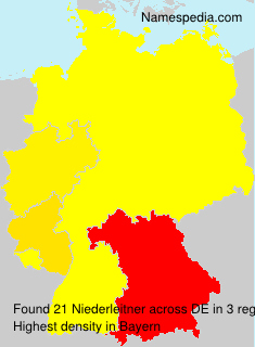 Surname Niederleitner in Germany Surname Niederleitner in Germany