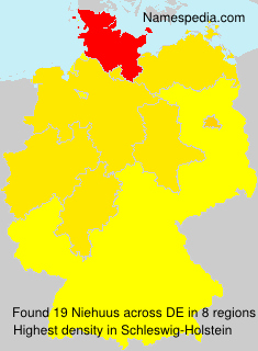 Surname Niehuus in Germany Surname Niehuus in Germany