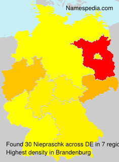 Surname Niepraschk in Germany Surname Niepraschk in Germany