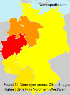 Surname Niermeyer in Germany Surname Niermeyer in Germany