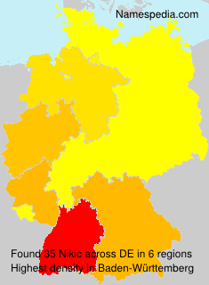 Surname Nikic in Germany Surname Nikic in Germany