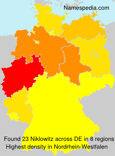 Surname Niklowitz in Germany Surname Niklowitz in Germany