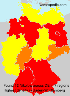 Surname Nikolow in Germany Surname Nikolow in Germany