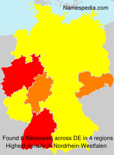 Surname Nikolowski in Germany Surname Nikolowski in Germany