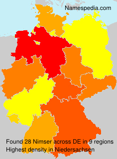 Surname Nimser in Germany Surname Nimser in Germany