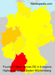 Surname Nisch in Germany Surname Nisch in Germany