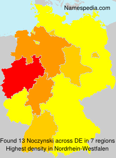 Surname Noczynski in Germany Surname Noczynski in Germany