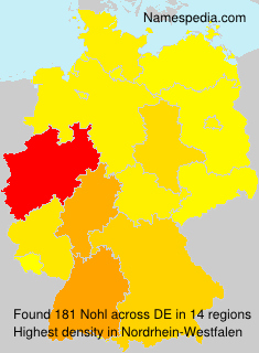 Surname Nohl in Germany Surname Nohl in Germany