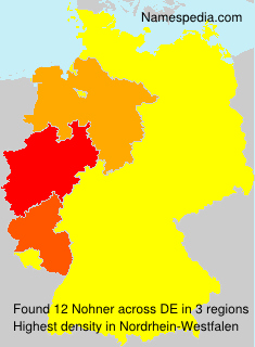 Surname Nohner in Germany Surname Nohner in Germany