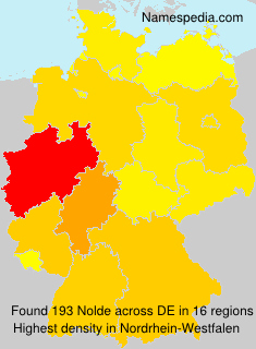 Surname Nolde in Germany Surname Nolde in Germany