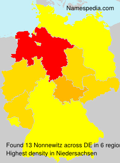 Surname Nonnewitz in Germany Surname Nonnewitz in Germany