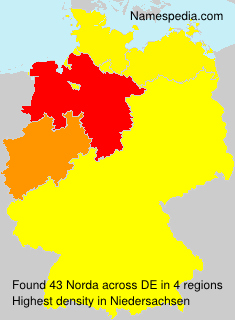 Surname Norda in Germany Surname Norda in Germany