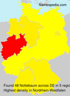 Surname Nottebaum in Germany Surname Nottebaum in Germany