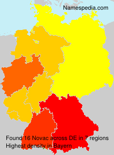 Surname Novac in Germany Surname Novac in Germany