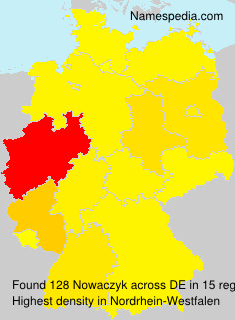 Surname Nowaczyk in Germany Surname Nowaczyk in Germany