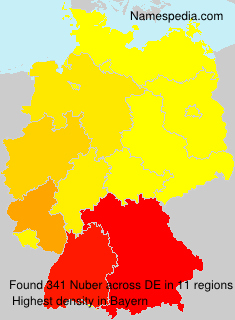 Surname Nuber in Germany Surname Nuber in Germany