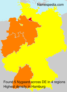 Surname Nygaard in Germany Surname Nygaard in Germany