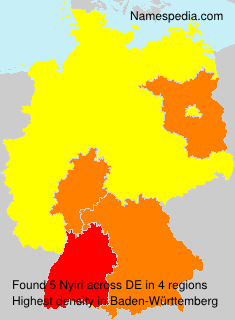 Surname Nyiri in Germany Surname Nyiri in Germany