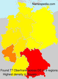 Surname Oberfrank in Germany Surname Oberfrank in Germany