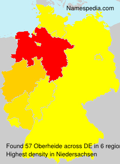 Surname Oberheide in Germany